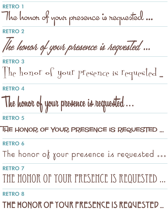 fonts